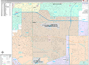 Ontario  Wall Map Premium Style