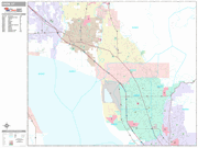 Orem Wall Map Premium Style