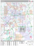Orlando  Wall Map Premium Style