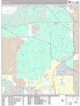 Palatine  Wall Map Premium Style