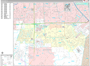 Pearland  Wall Map Premium Style