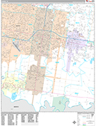 Pharr  Wall Map Premium Style