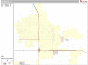 Porterville Wall Map Premium Style