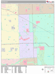 Redford Wall Map Premium Style