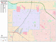 Richardson Wall Map Premium Style