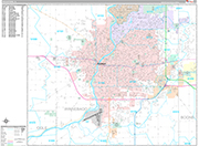 Rockford  Wall Map Premium Style
