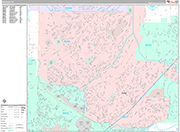 Rocklin Wall Map Premium Style