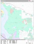 Sammamish Wall Map Premium Style