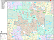 Schaumburg  Wall Map Premium Style