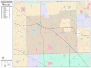 Southfield Wall Map Premium Style