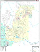 Sparks  Wall Map Premium Style