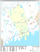 Stamford  Wall Map Premium Style