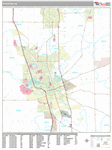 Stockton Wall Map Premium Style