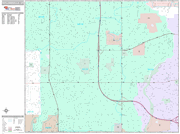 Taylorsville Wall Map Premium Style