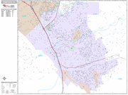 Temecula Wall Map Premium Style