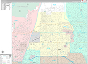 Upland  Wall Map Premium Style