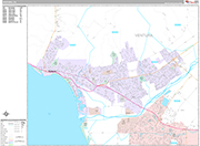 Ventura Wall Map Premium Style