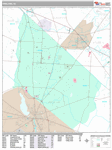 Vineland Wall Map Premium Style