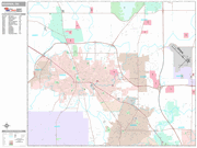 Warren Wall Map Premium Style