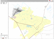 Watsonville Wall Map Premium Style