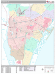 Wilmington Wall Map Premium Style