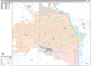 Yakima Wall Map Premium Style