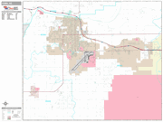 Yuma Wall Map Premium Style