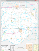 Acadia Wall Map Premium Style