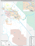 Ada Wall Map Premium Style
