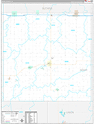 Adair Wall Map Premium Style