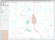 Adair Wall Map Premium Style