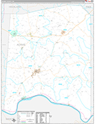 Adams Wall Map Premium Style