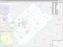 Aiken Wall Map Premium Style