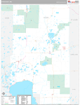Aitkin Wall Map Premium Style