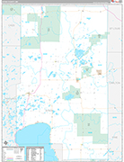 Aitkin Wall Map Premium Style