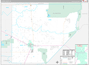 Alamosa Wall Map Premium Style