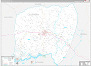 Alexander Wall Map Premium Style