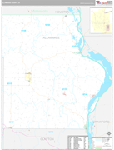 Allamakee County Wall Map Premium Style