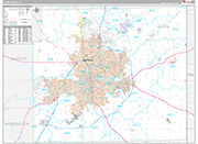 Allen Wall Map Premium Style