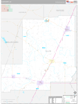 Allen Wall Map Premium Style