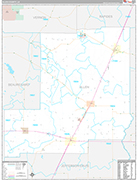 Allen Wall Map Premium Style