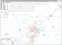 Allen Wall Map Premium Style