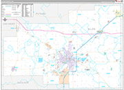 Allen Wall Map Premium Style