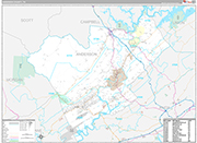 Anderson Wall Map Premium Style