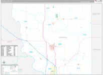 Andrew Wall Map Premium Style