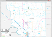 Andrew Wall Map Premium Style