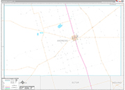 Andrews Wall Map Premium Style