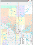 Anoka Wall Map Premium Style