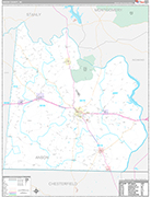 Anson Wall Map Premium Style