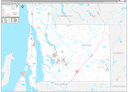 Antrim Wall Map Premium Style